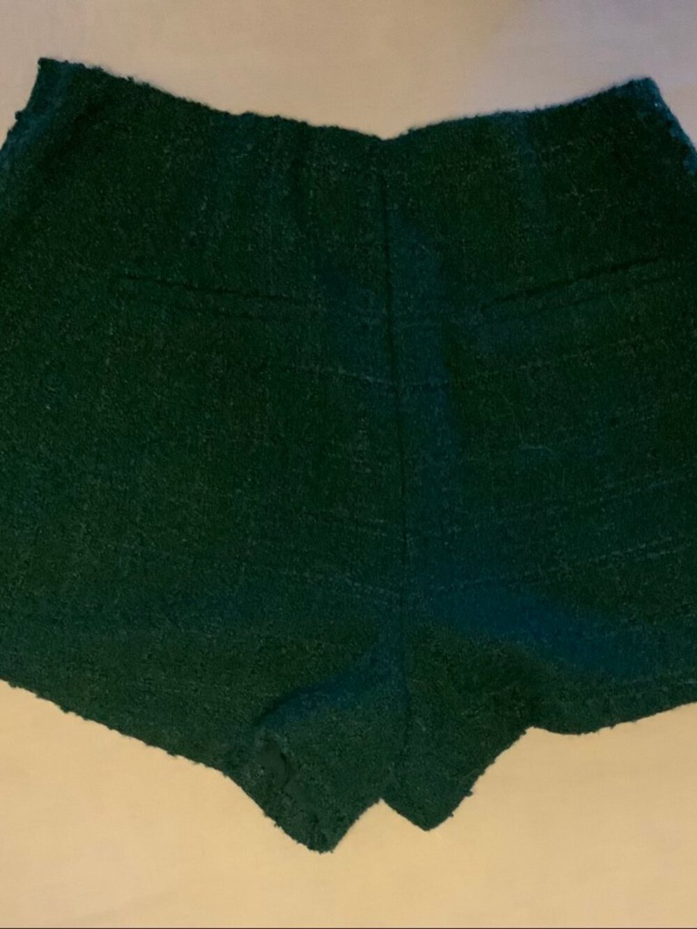 Abercrombie & Fitch Emerald Tweed Tailored Shorts L Fall